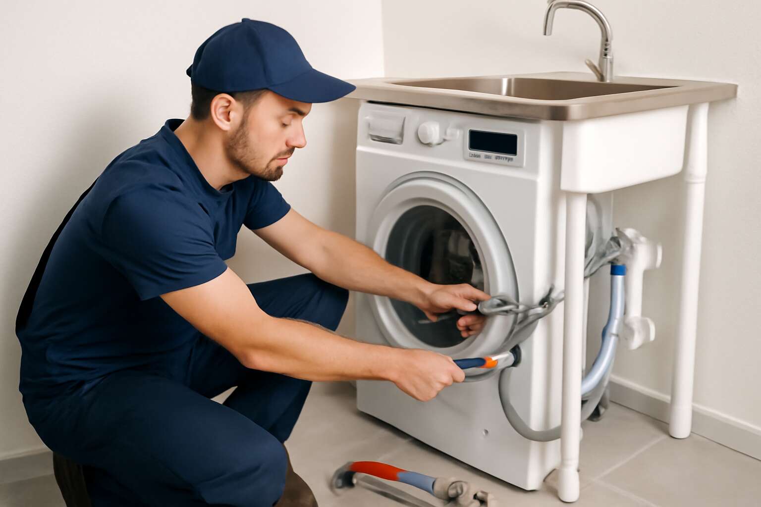 plumber to install washing machine