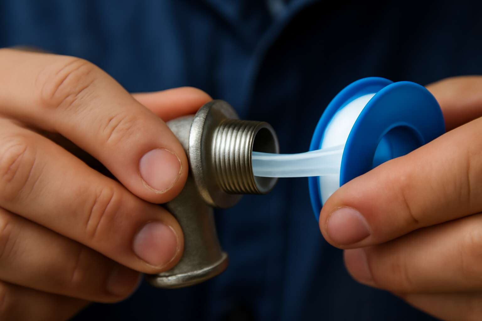 how much plumber tape to use