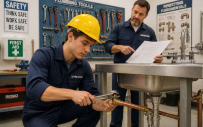 Plumber learnership, your route to a paid trade career.